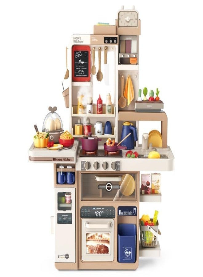 CIRBOX 88 PCS Big Kitchen Playset with Cereal Container & Mini Planter Kitchen Toy for Boys Girls- Pretend Food for Toddlers Kids Toy Set (3-10 Years)(Multicolor) - Image 1